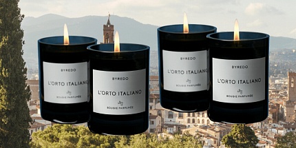 Byredo выпустили свечу L'Orto Italiano c нотами томата и базилика
